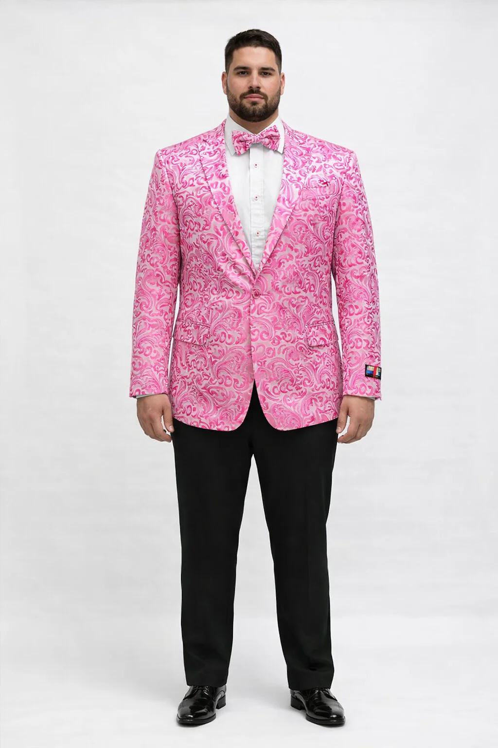 Fuchsia Unique Men's Floral Fancy - Image 6