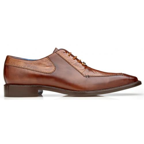 Belvedere Biagio Men's Genuine Ostrich Leg Cowboy Boots in Antique Peanut - Image 2