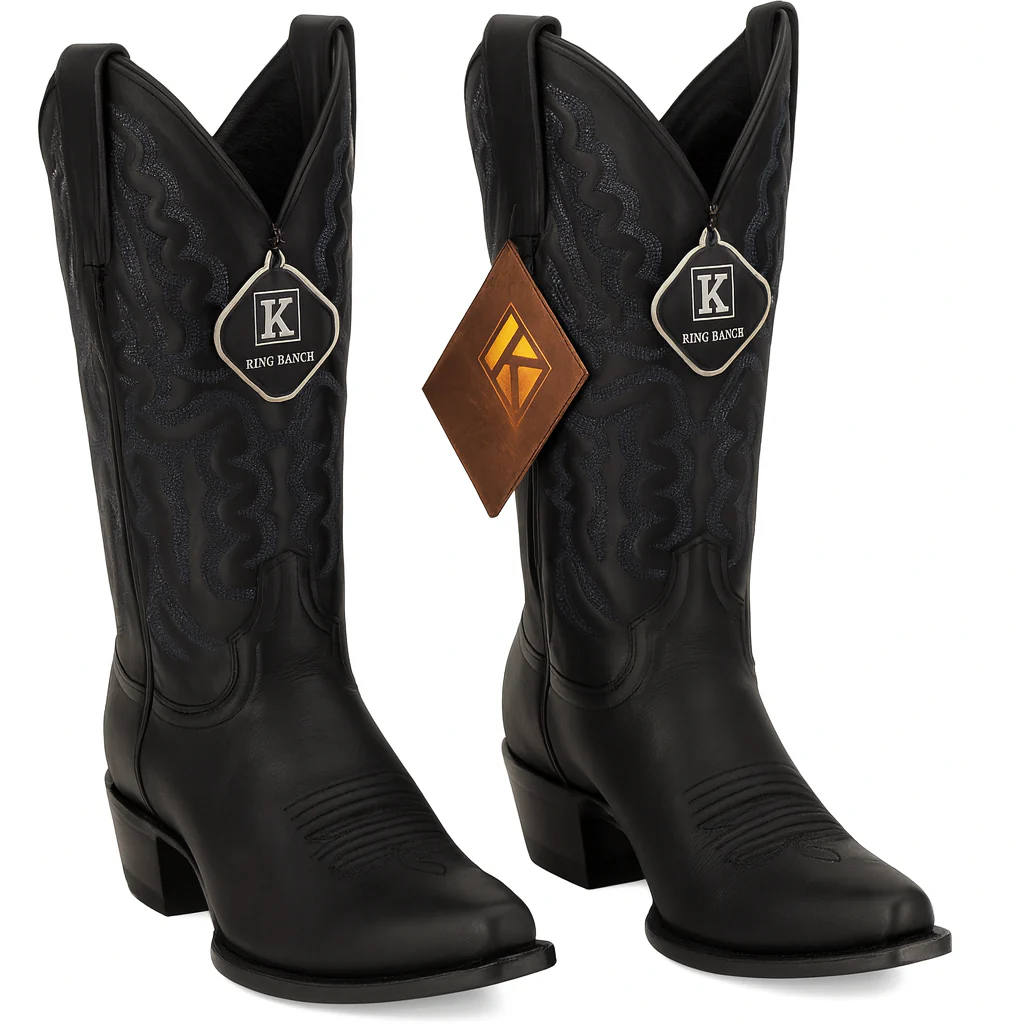Genunie Stingray Mantarraya Skin King Exotic Boots Cowboy Style By Los Altos Boots Botas For Sale Snip Toe Western Cowboy Black Dress Cowboy Botas De Mantarraya - Mantarraya Boots Cheap Priced For Sale Online - Image 4