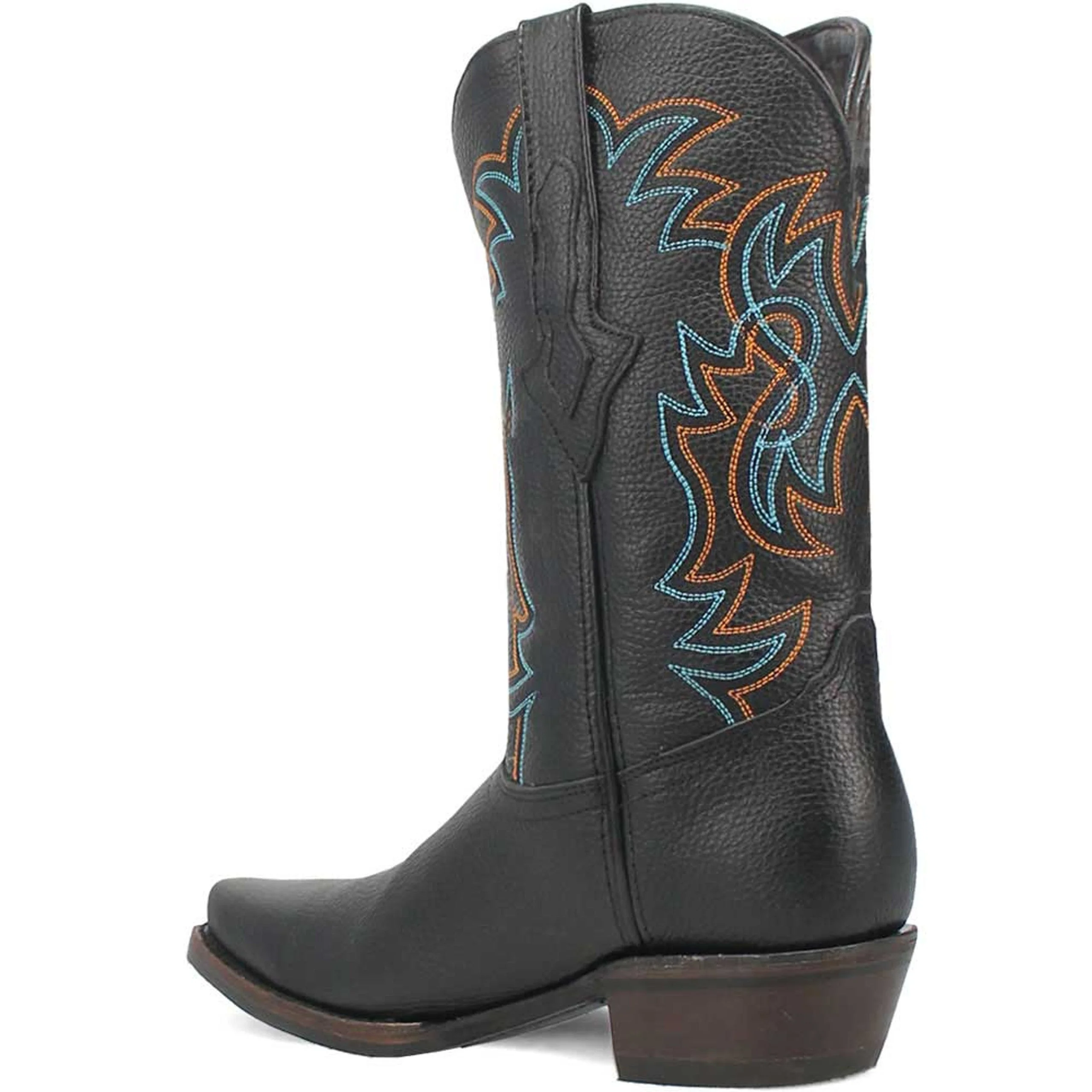 Dingo Gold Rush Black Leather Snip Toe Western Boots - Image 3
