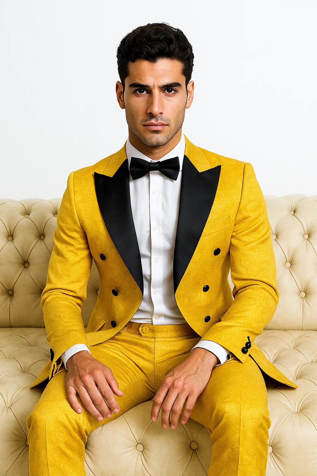 Gold Victorian Tuxedo - Image 3
