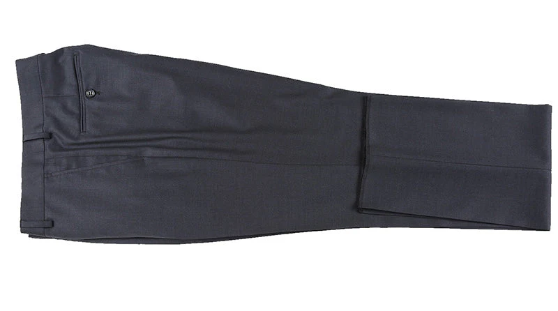 Half Canvas Wool Dress Suit Regular Fit 2 Piece in Charcoal - Image 9