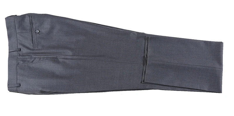 Half Canvas Wool Dress Suit Regular Fit 2 Piece in Gray - Image 9