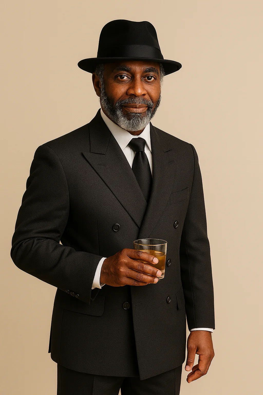 Harlem Night Movie Clothing Outfit - 1920s Costume Party Mens Suit + Hat Shirt and Tie - Image 2