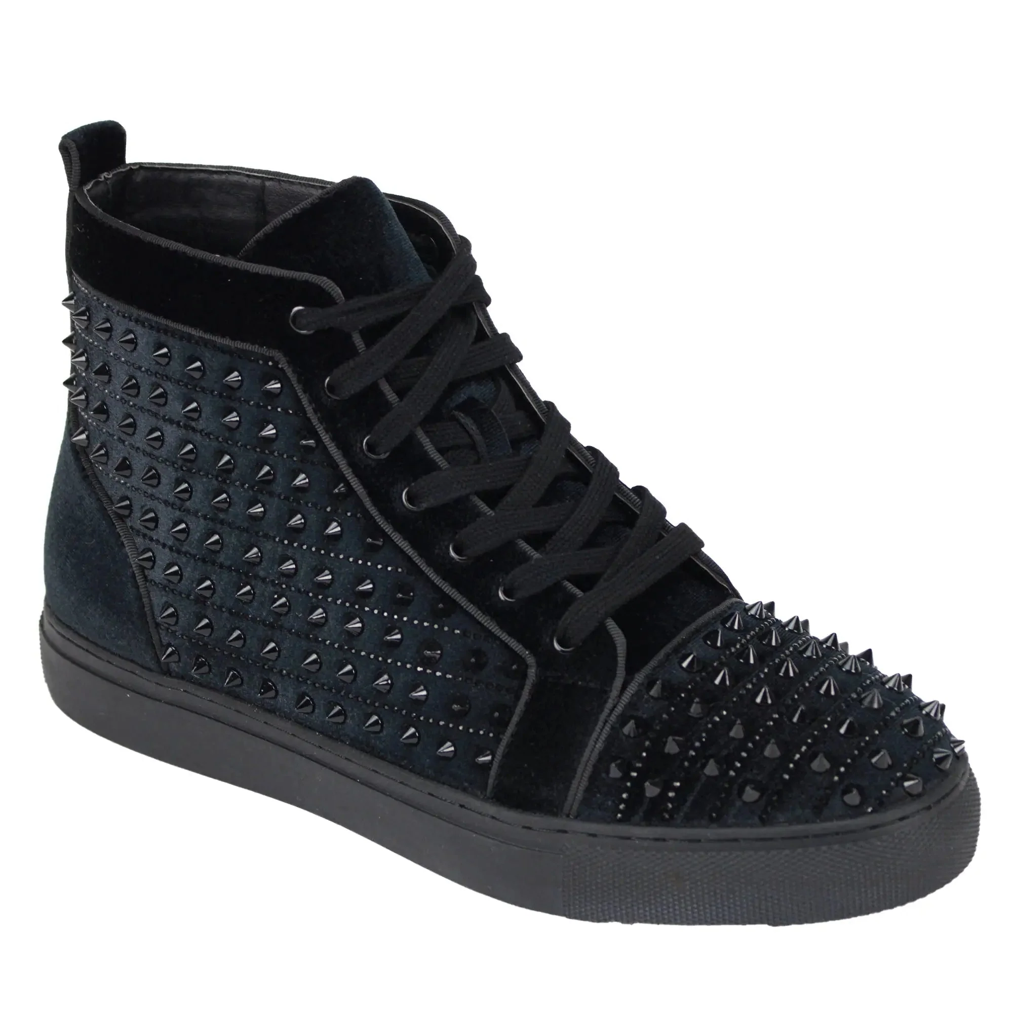 Junior Studded High Top Sneakers by After Midnight