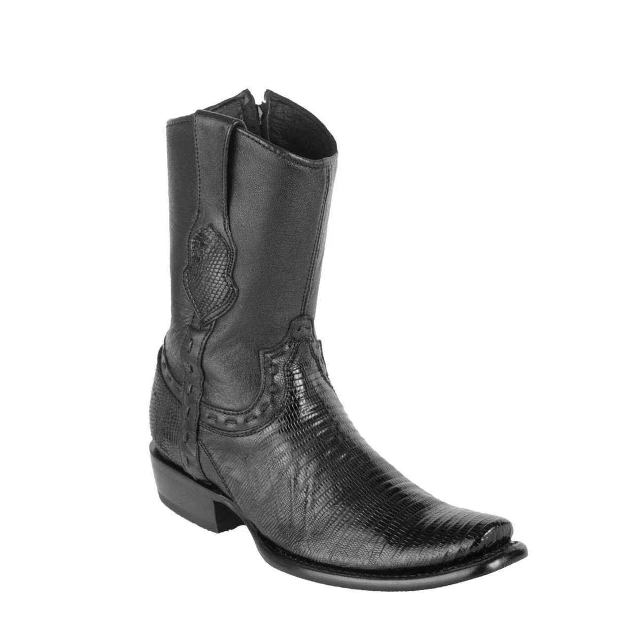 King Exotic Men's Lizard Teju Dubai Toe Boots - Image 2