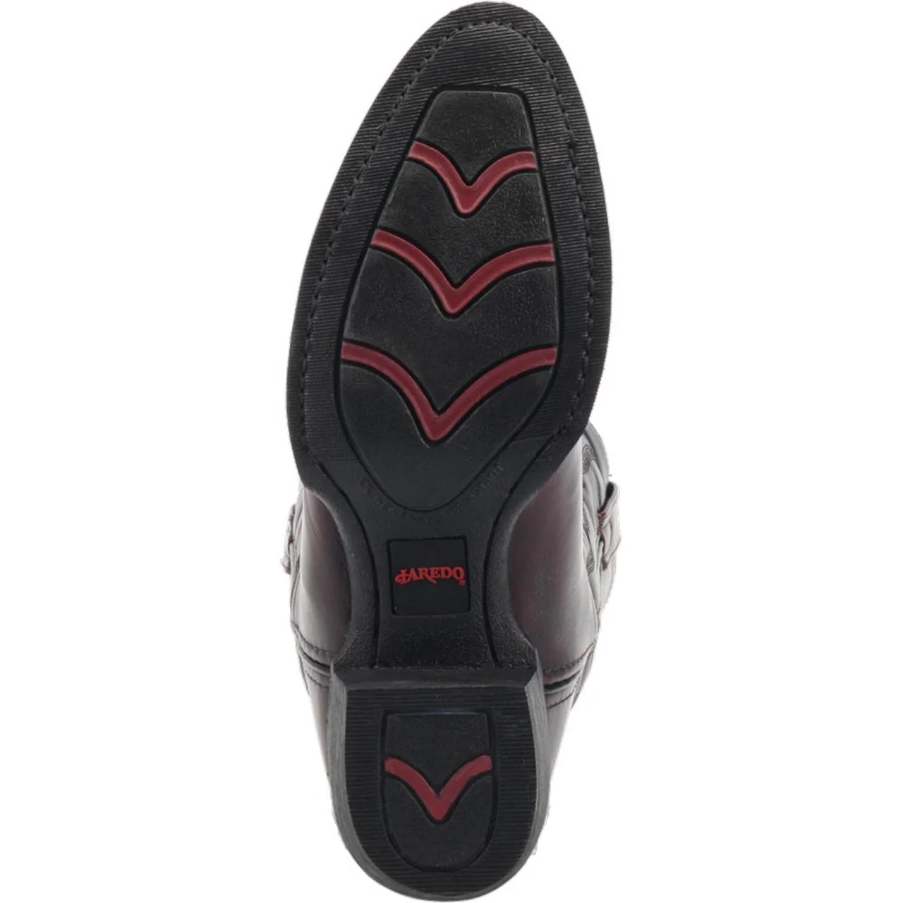 Laredo Birchwood Black Cherry Leather Round Toe Boots for Men - Image 6