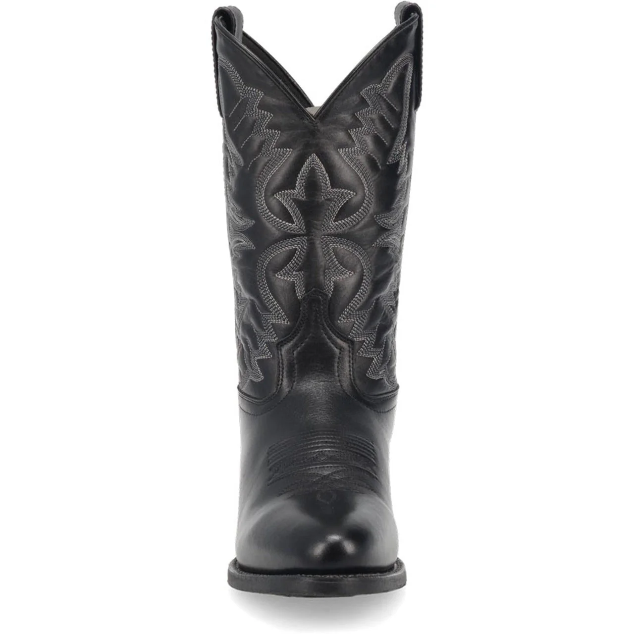 Laredo Birchwood Black Leather Round Toe Boots for Men - Image 3
