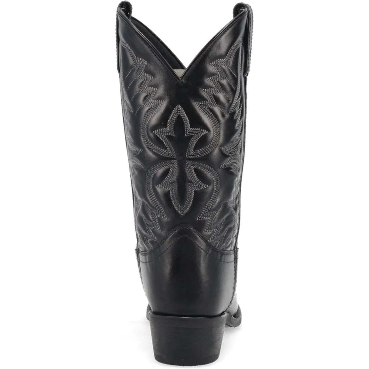 Laredo Birchwood Black Leather Round Toe Boots for Men - Image 4