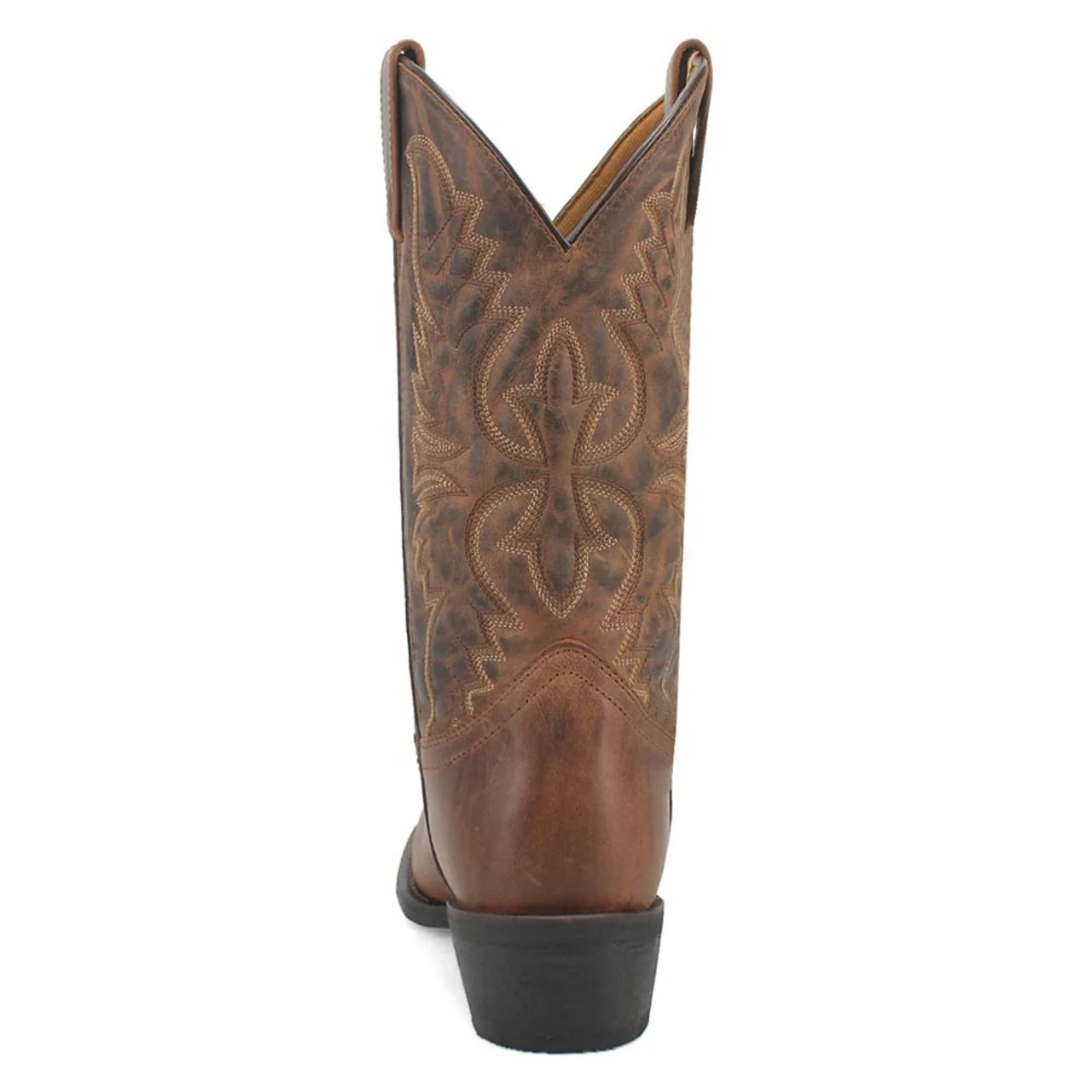 Laredo Birchwood Tan Leather Round Toe Boots for Men - Image 4