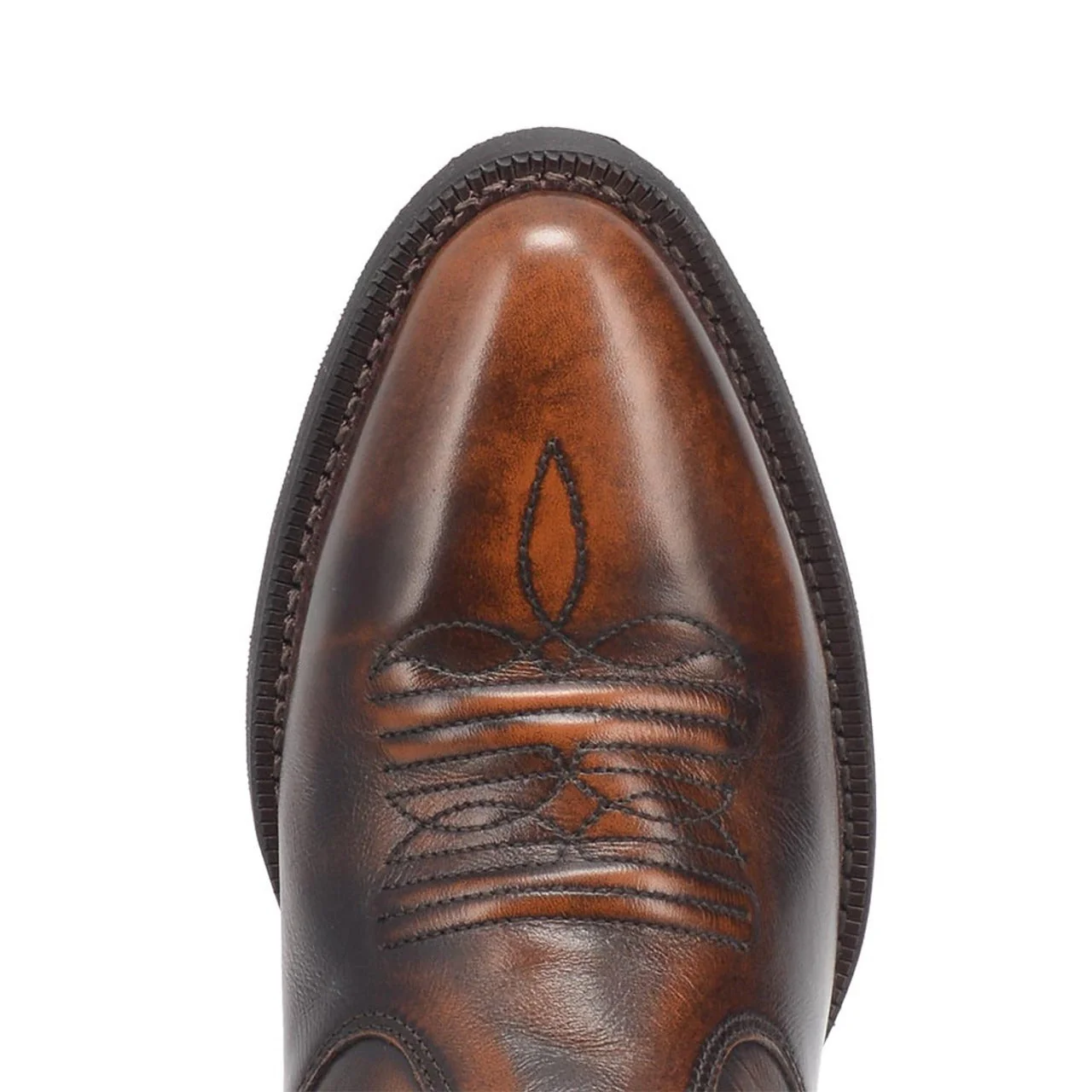 Laredo Fletcher Tan Leather Round Toe Boots for Men - Image 5