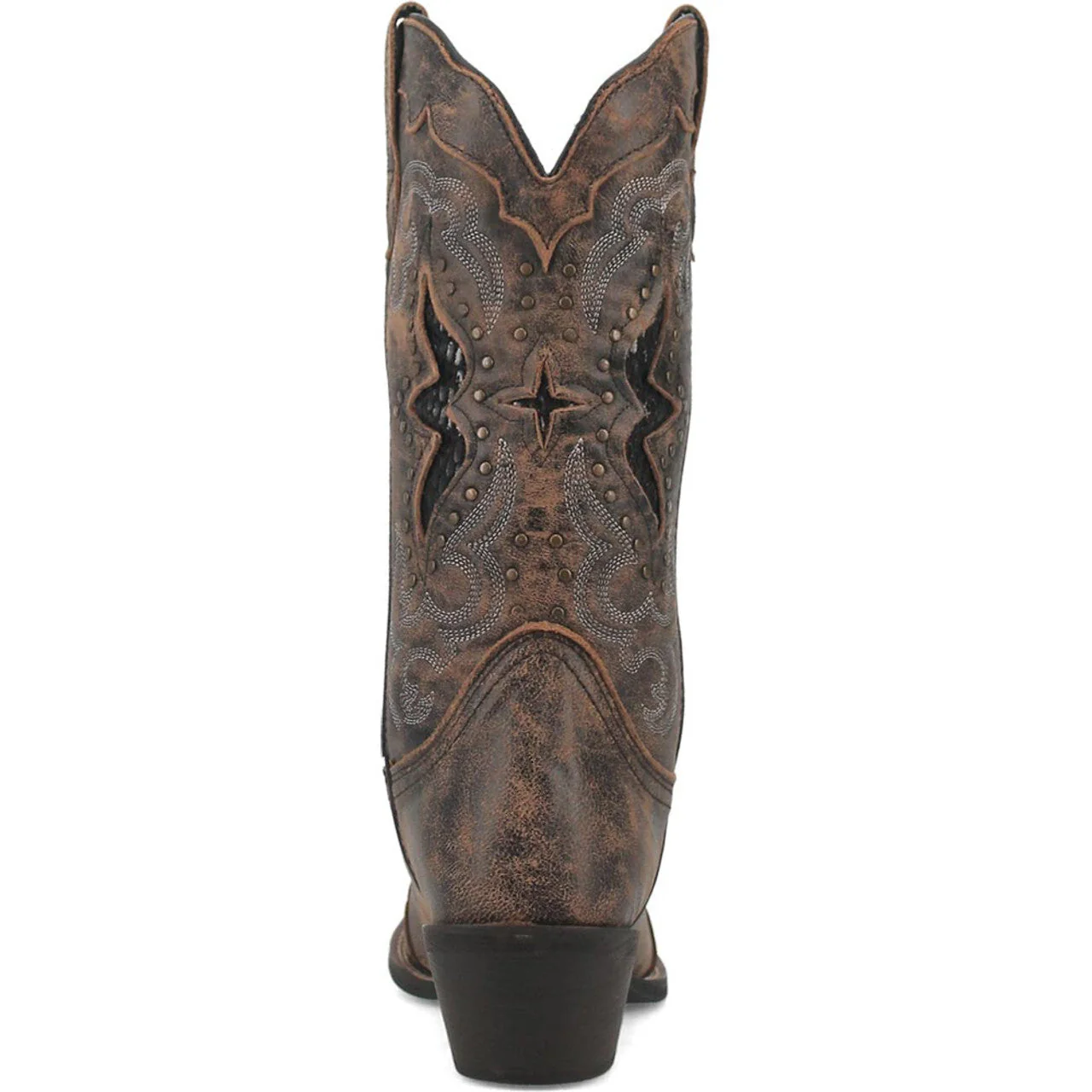 Laredo Lucretia Black Leather Snip Toe Women Boots - Image 3