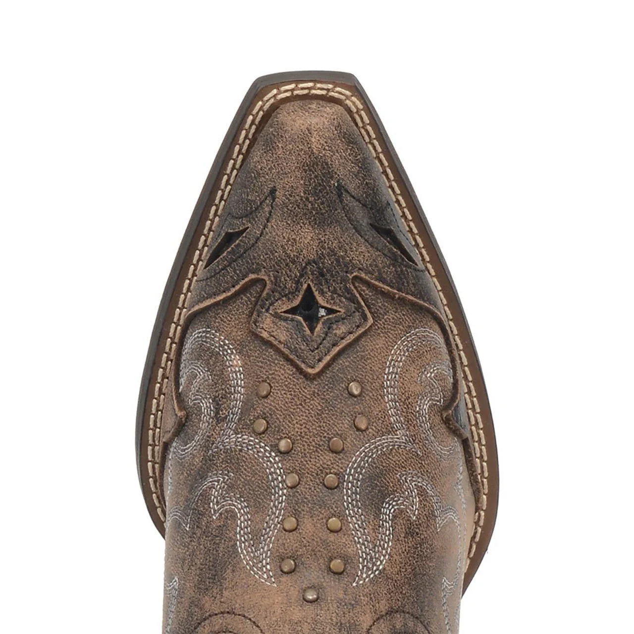 Laredo Lucretia Black Leather Snip Toe Women Boots - Image 4