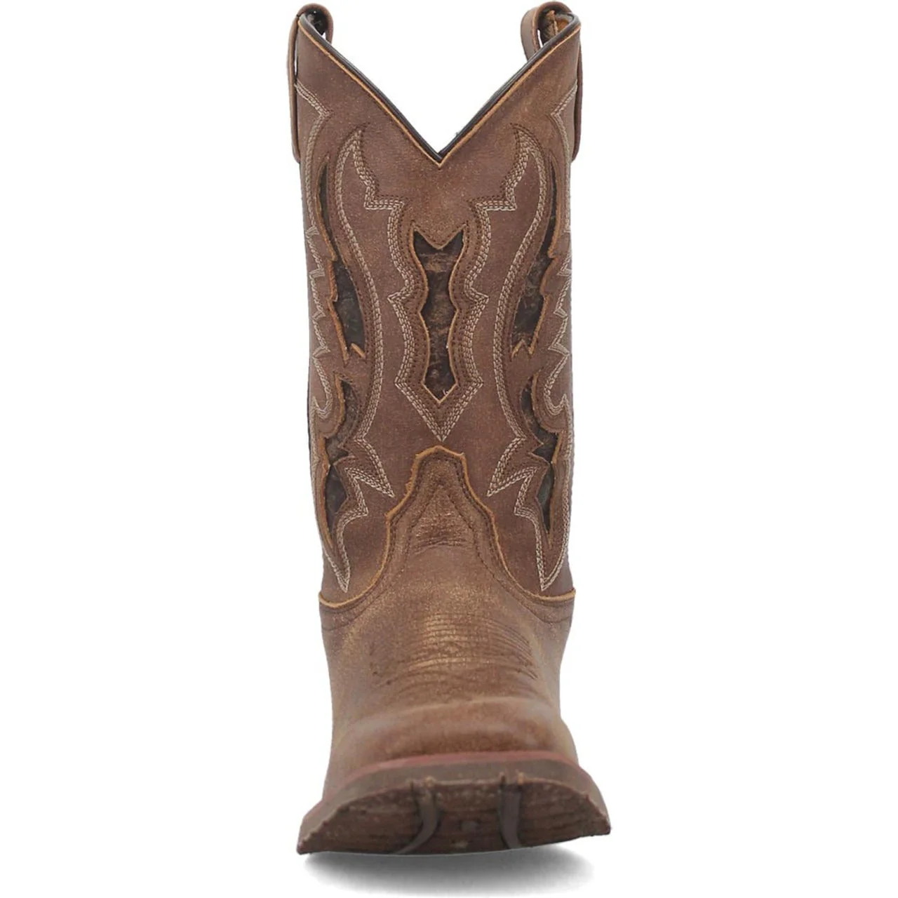 Laredo Martie Tan Broad Square Toe Boots for Men - Image 3