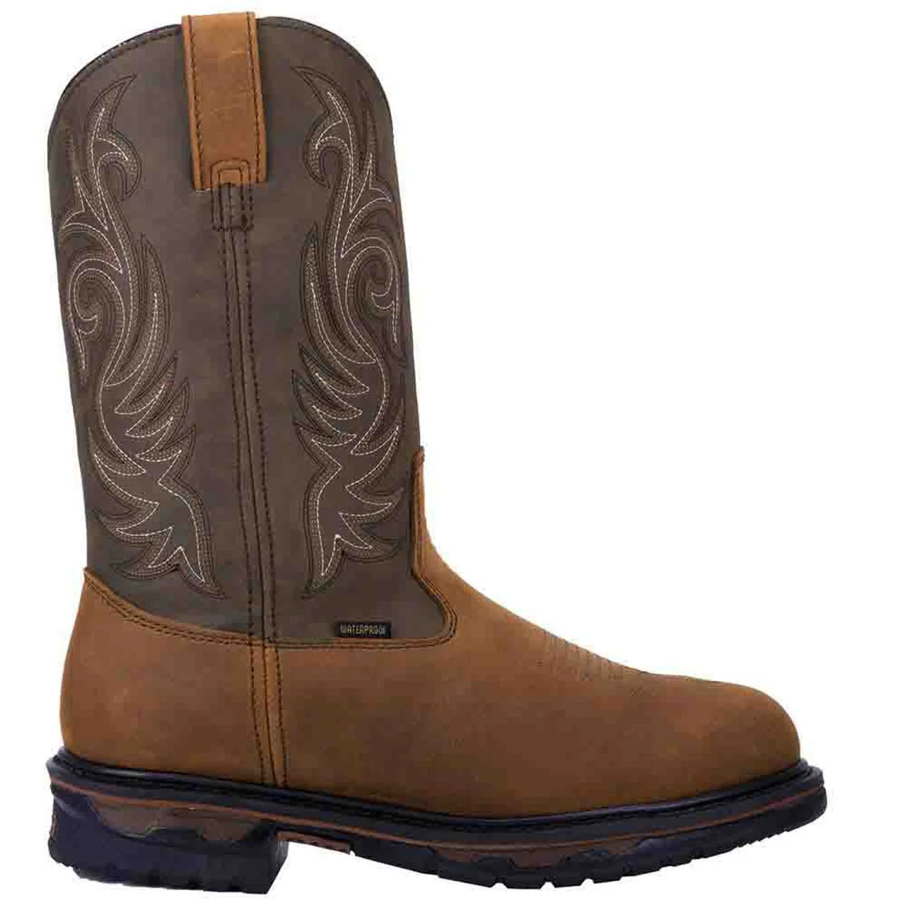 Laredo Sullivan Waterproof Distressed Leather Western Boots for Men