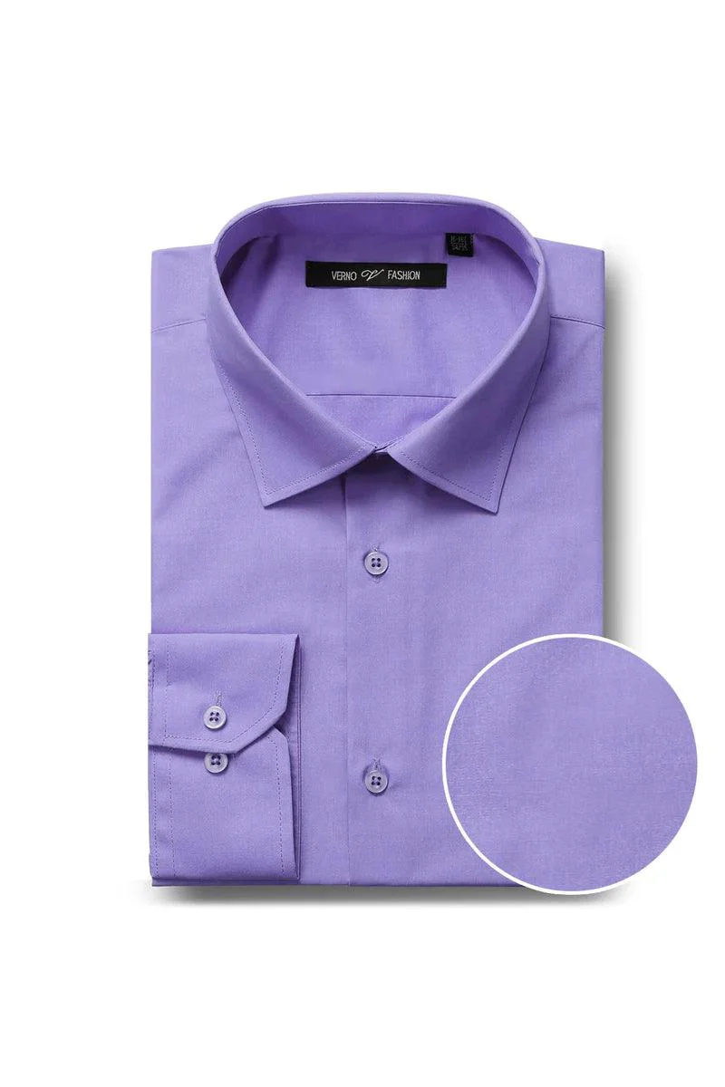 "Lavender Tuxedo Shirt: Elevate Your Prom and Wedding Style"