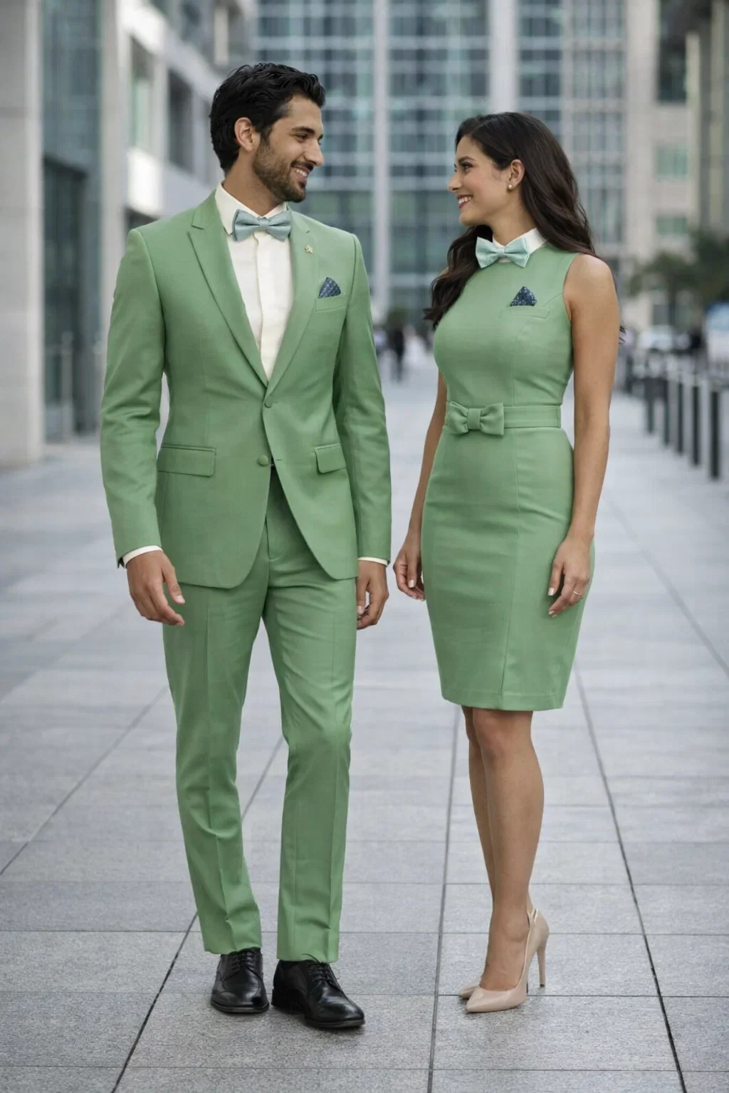 Light Green Tuxedo Suit for Men – Satin Lapel Wedding and Prom Suit in Color Sage Green Tuxedo - Image 8