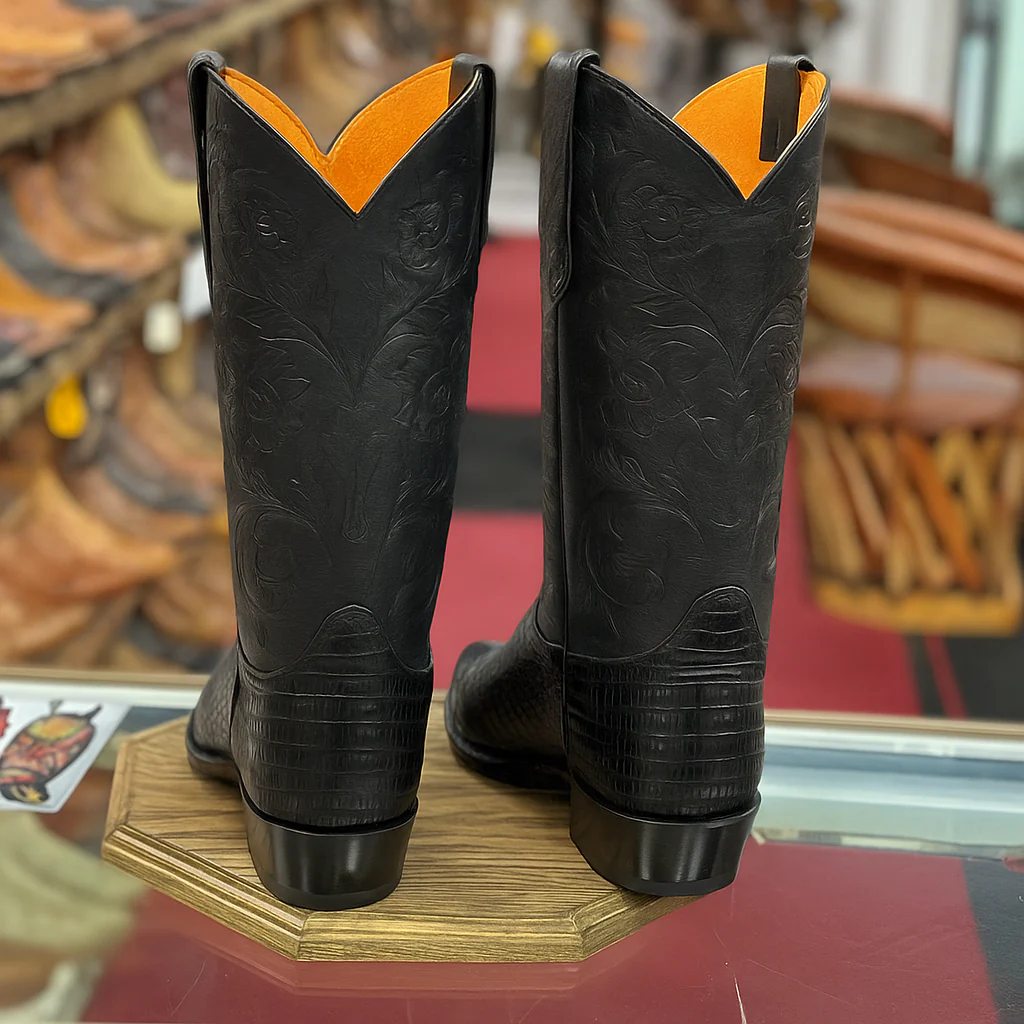 Lizard Print Western Boots - Image 10