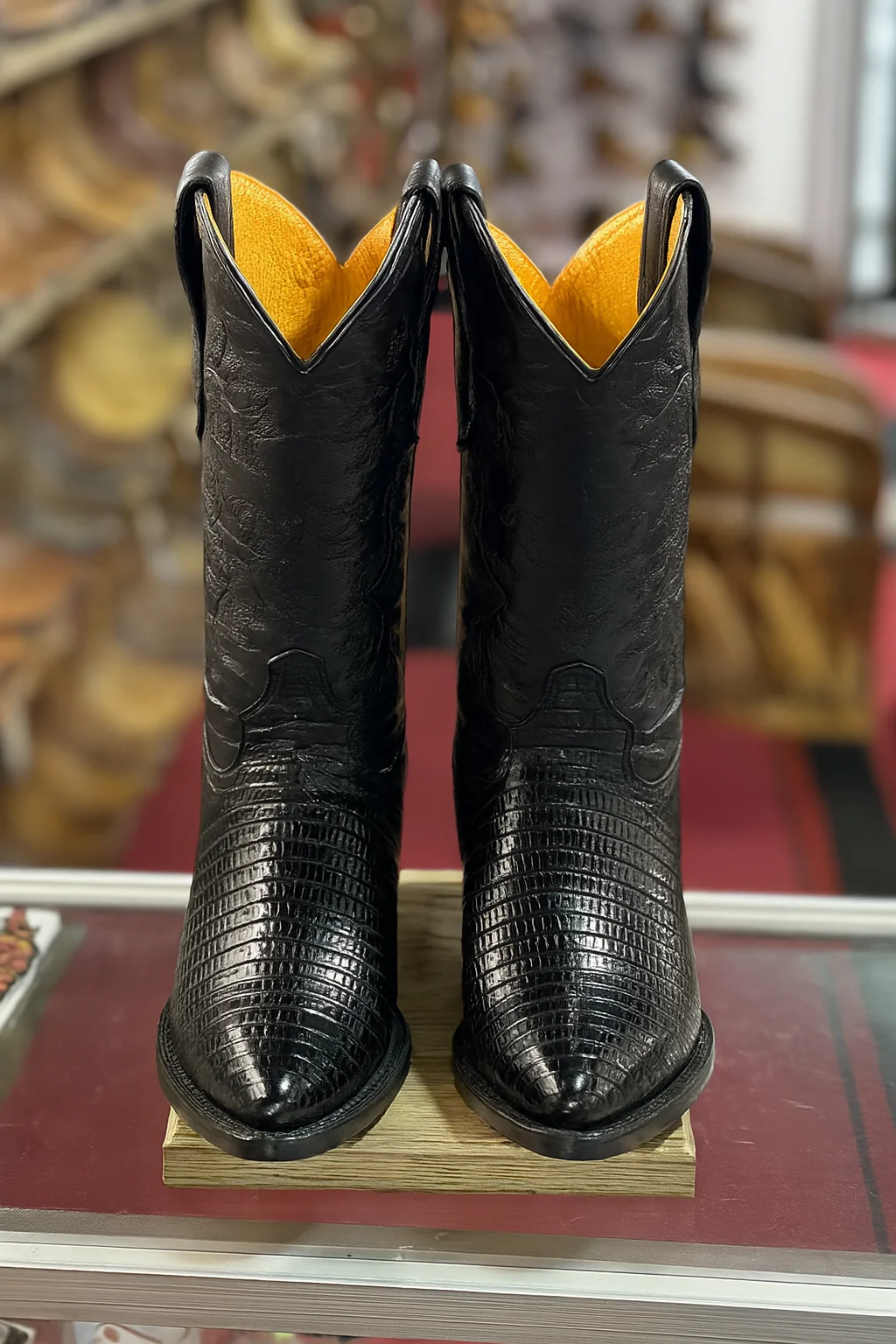 Lizard Print Western Boots - Image 8