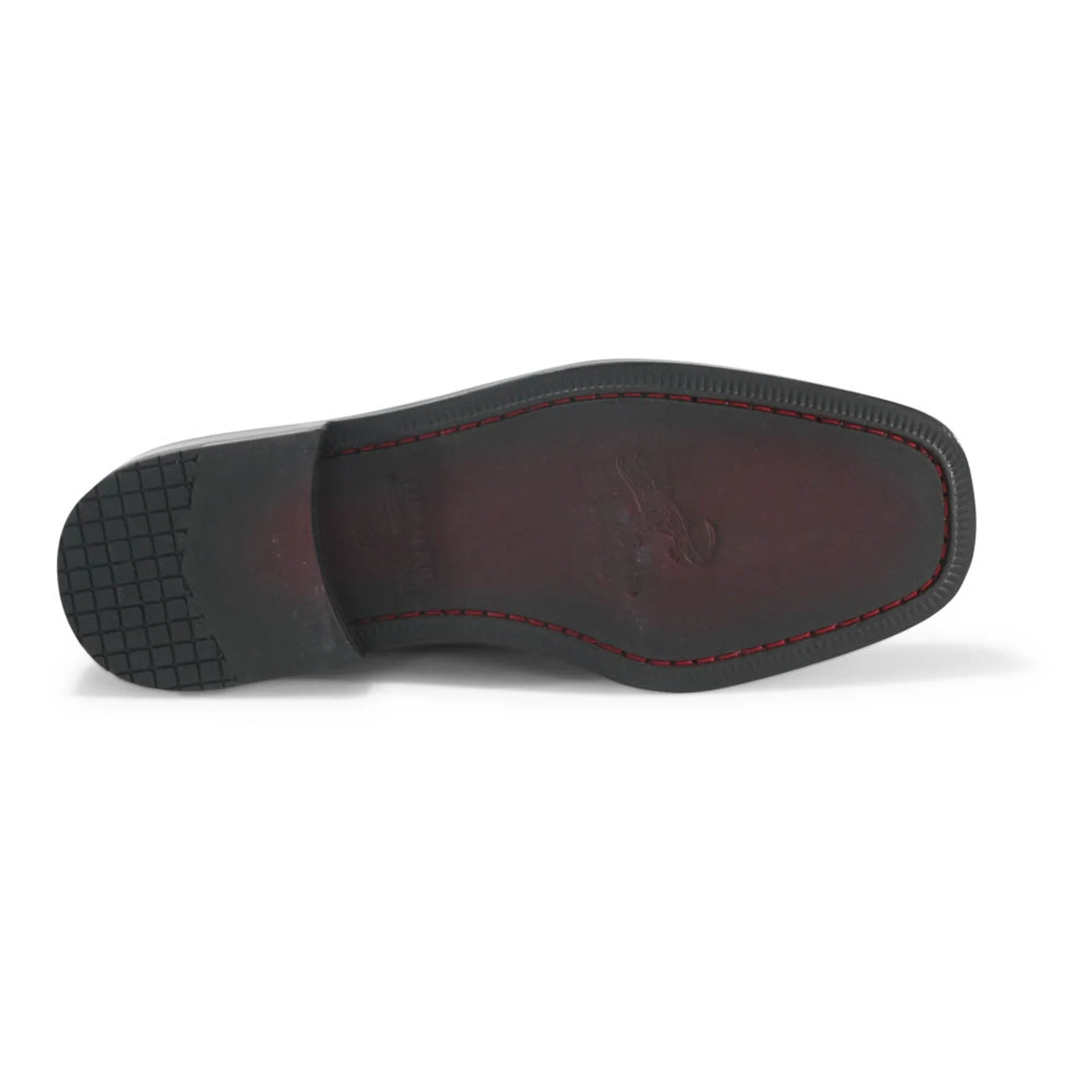 Los Altos Black Cherry Caiman Crocodile Belly Dress Boots - Image 2