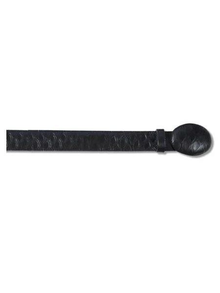 Los Altos Black Genuine Anteater Belt