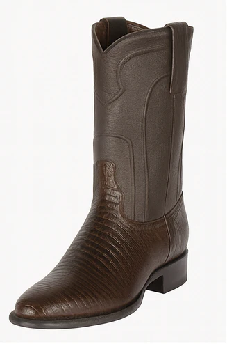 Los Altos Caiman Belly Boots Are Classic And 100% Handcrafted - Alligator - Cowboy Boot - Roper Toe - Image 7
