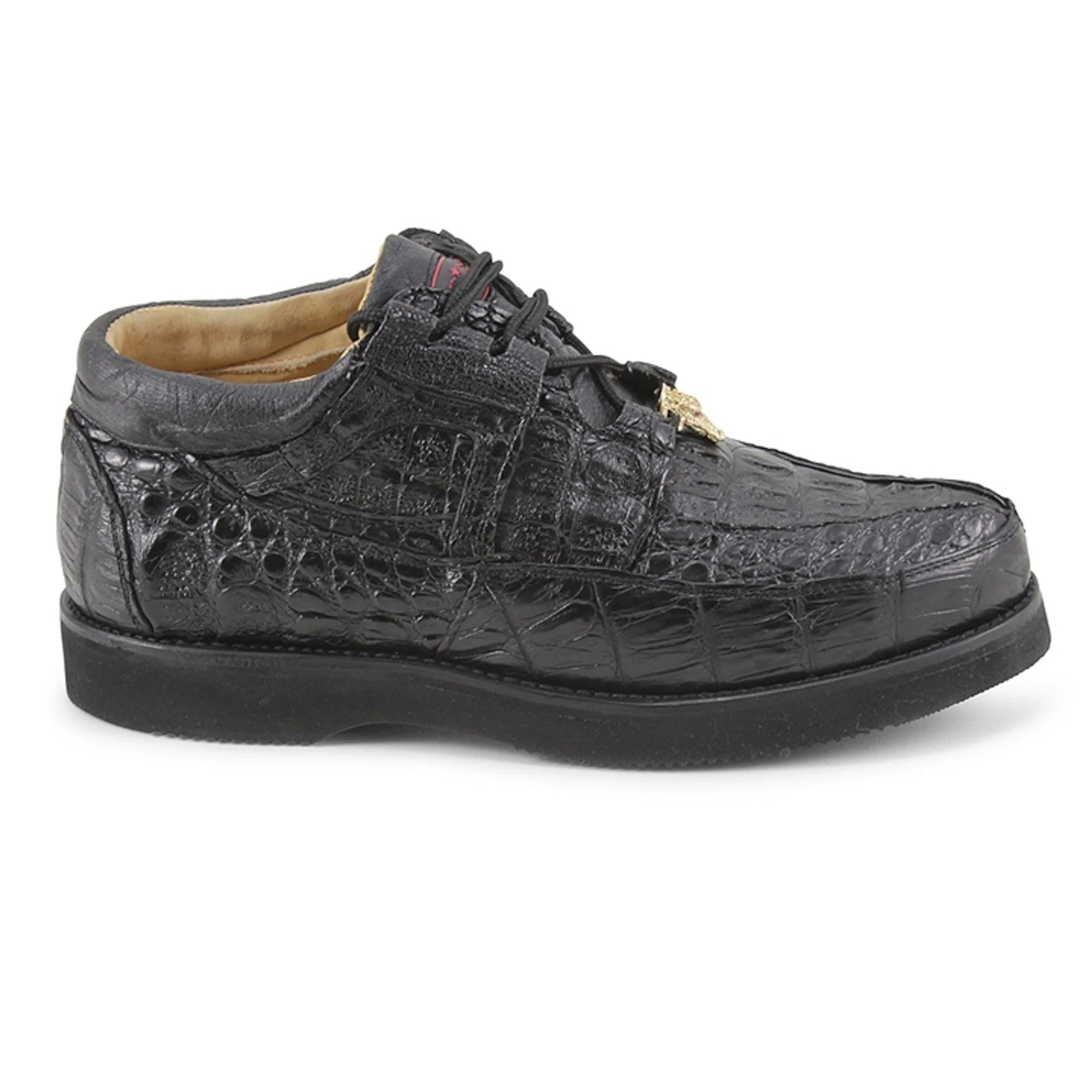 Los Altos Casual Black Genuine Caiman Boots - Image 2