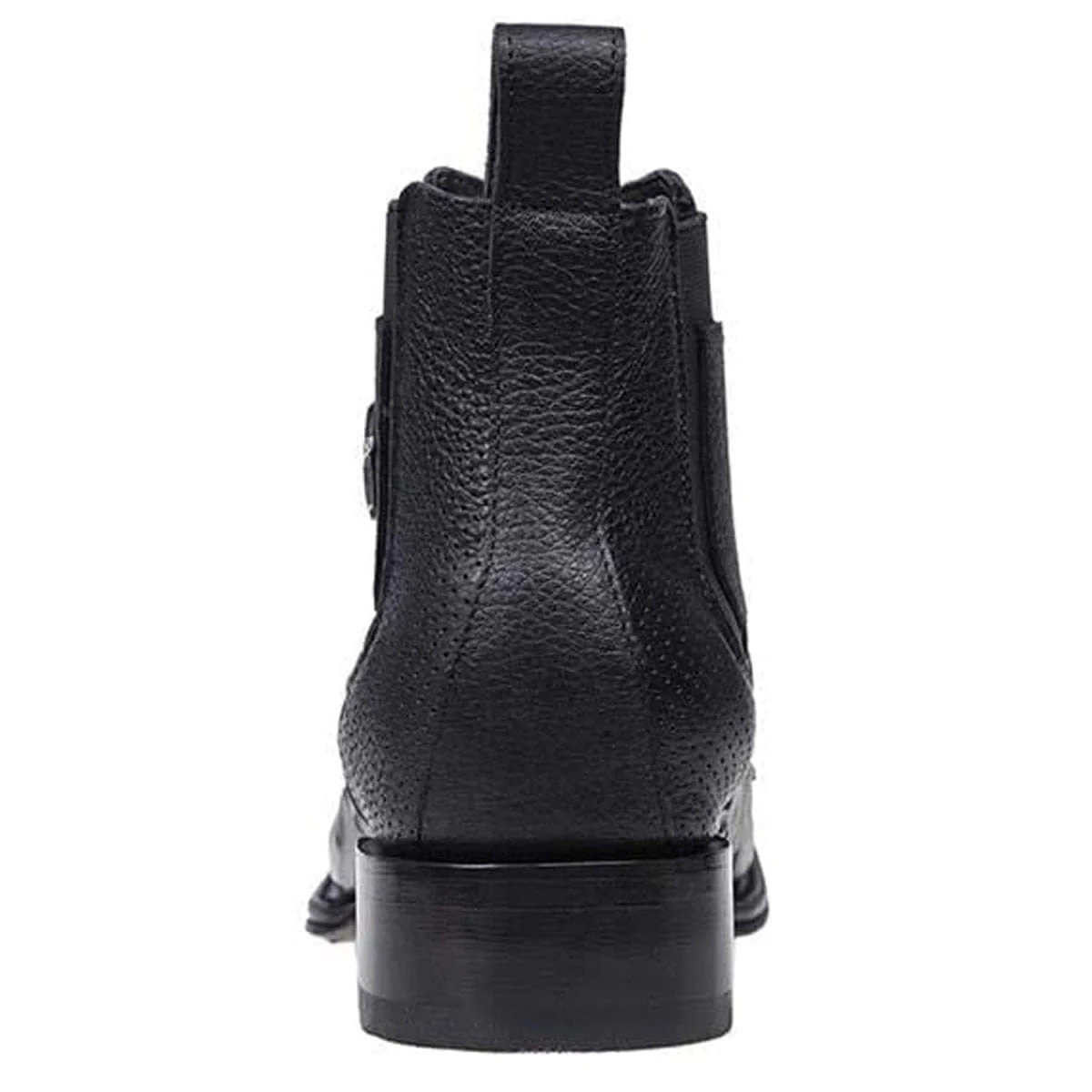 Los Altos Men's Square Toe Ostrich Short Boots LAB-82BV03 - Image 3