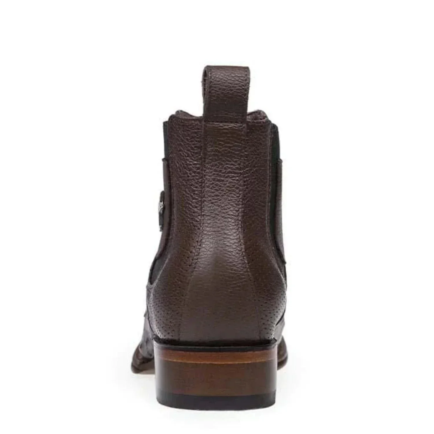 Los Altos Men's Square Toe Ostrich Short Boots LAB-82BV03 - Image 8