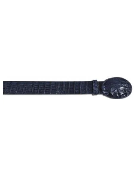 Los Altos NAVY All-Over Genuine Crocodile ~ World Best Alligator ~ Gator Skin Belly Cinturon De Cocodrilo
