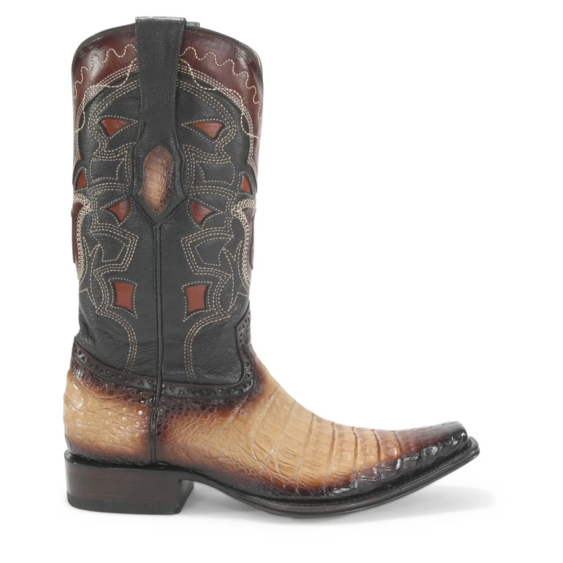 Los Altos Oryx Caiman Belly Square Toe Boots by Alligator Warehouse - Image 3