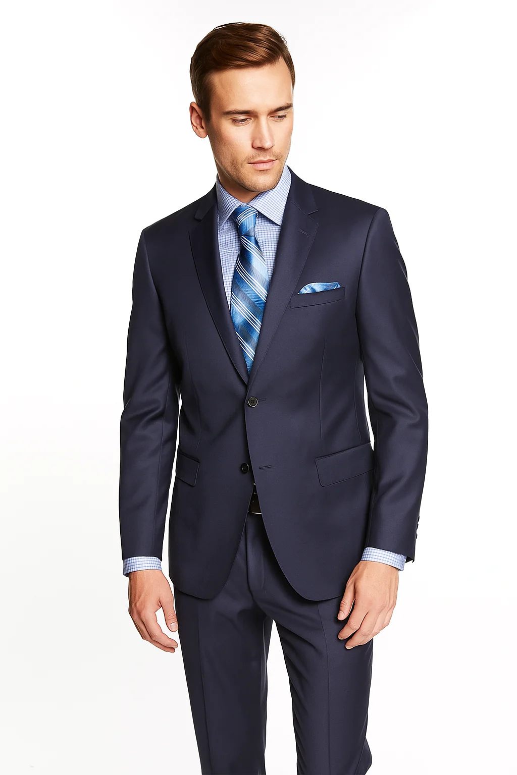 Tiglio Suit Brand Suit French Blue- High End Suits - High Quality Suits - Image 7