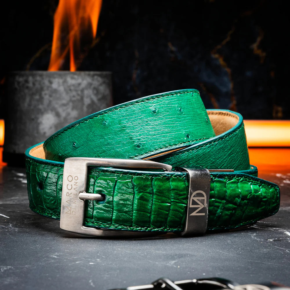 Marco Di Milano Alessio Belt Lemon Green - Image 7