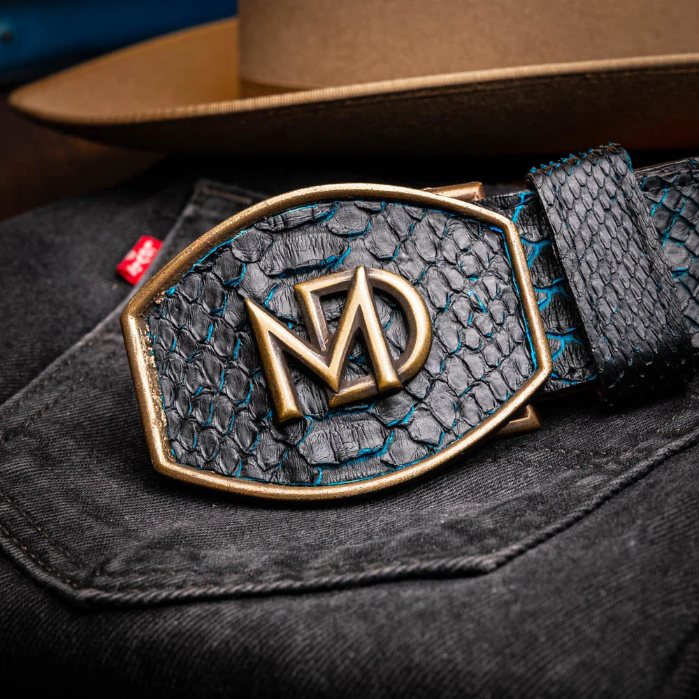 Marco Di Milano Arkansas Belt Black / Blue - Image 8
