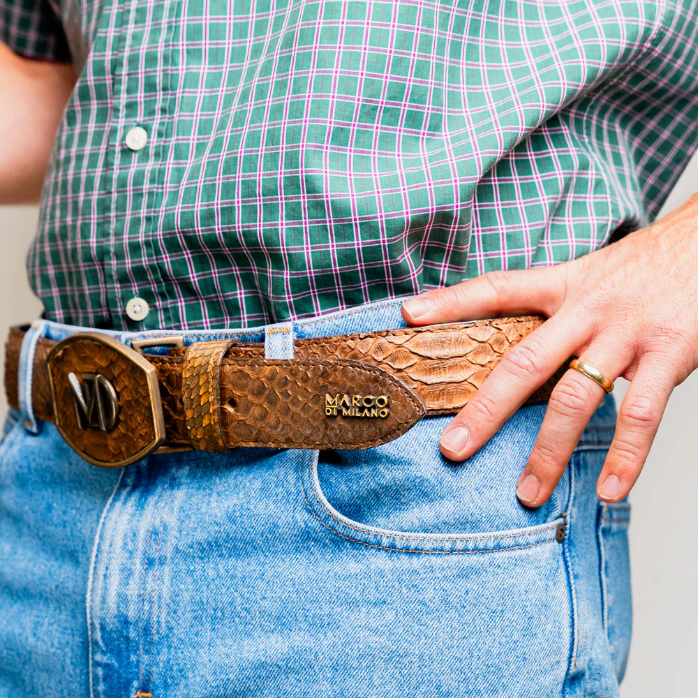 Marco Di Milano Arkansas Belt Cognac - Image 6