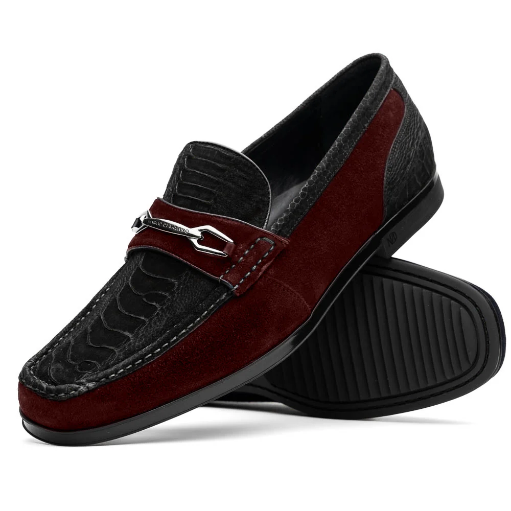 Marco Di Milano Hugo Belt Wine / Black - Image 2