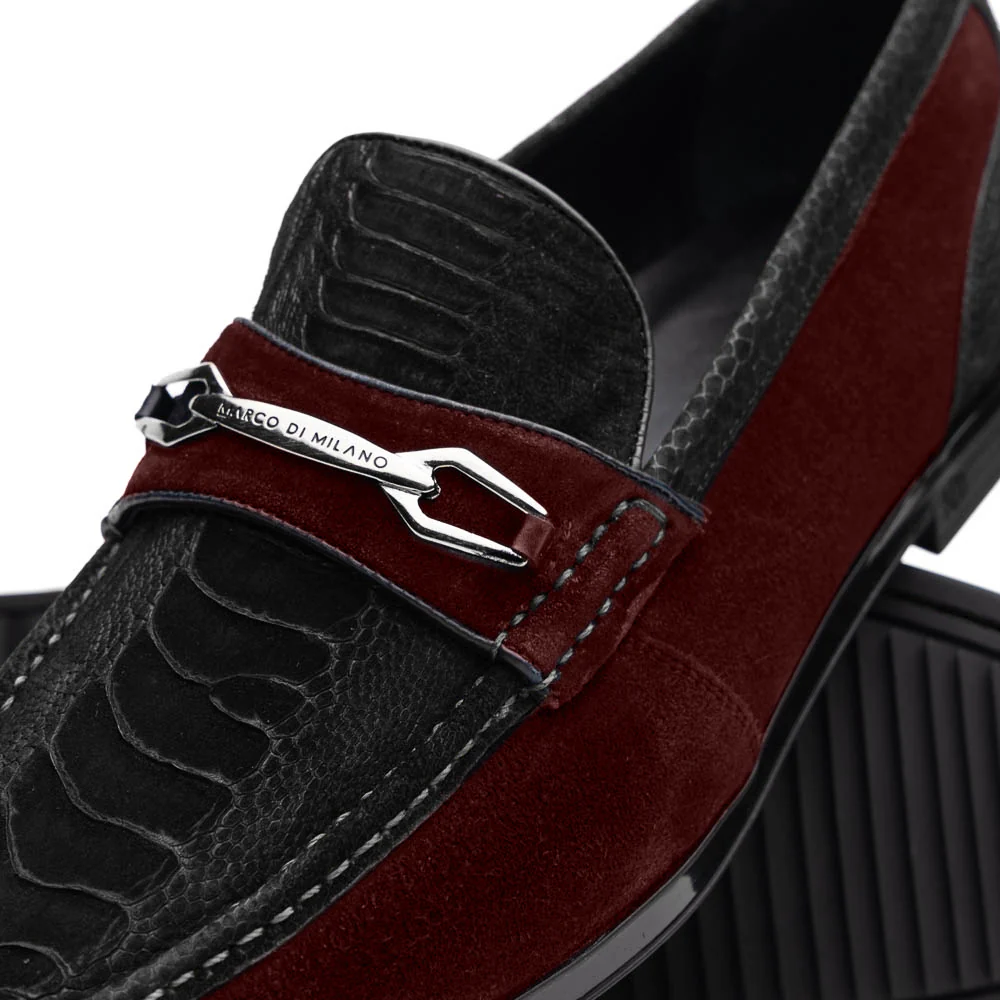 Marco Di Milano Hugo Belt Wine / Black - Image 3