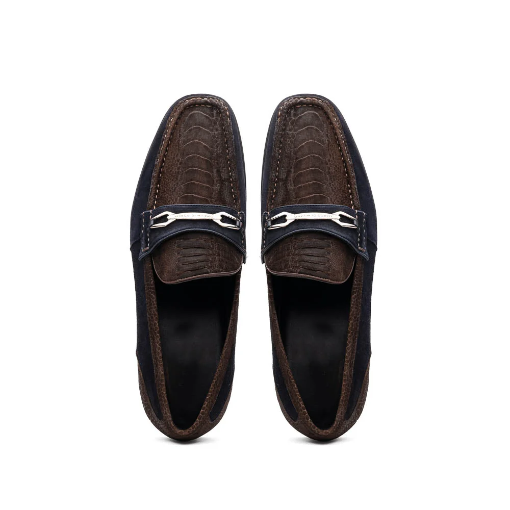 Marco Di Milano Hugo Belt Navy / Brown - Image 4