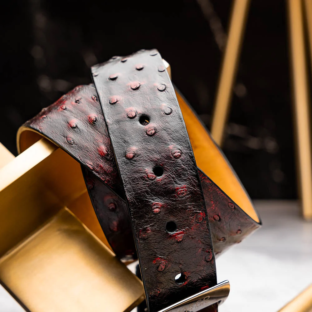 Marco Di Milano Domenico Belt Blackcherry - Image 5