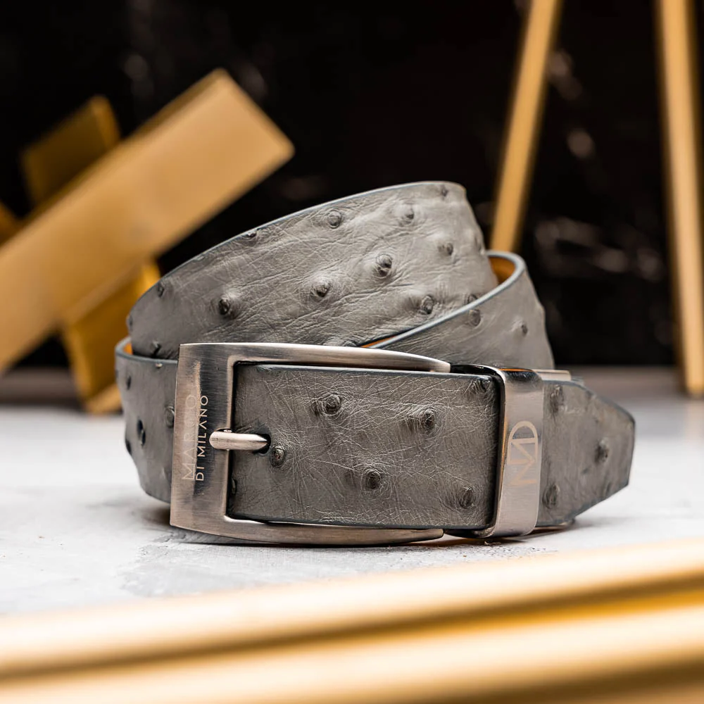 Marco Di Milano Domenico Belt Gray - Image 4