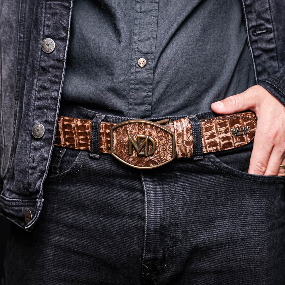 Marco Di Milano Iowa Belt Stone Brown - Image 9