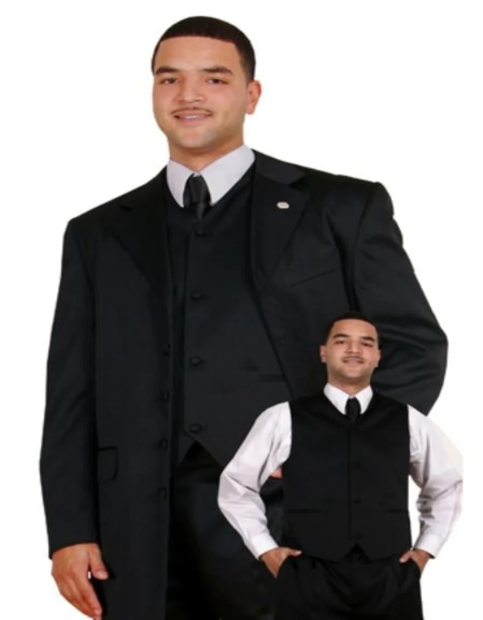 May 4th shipping Men Zoot Suit - Pimp Suit - Zuit Suit Black