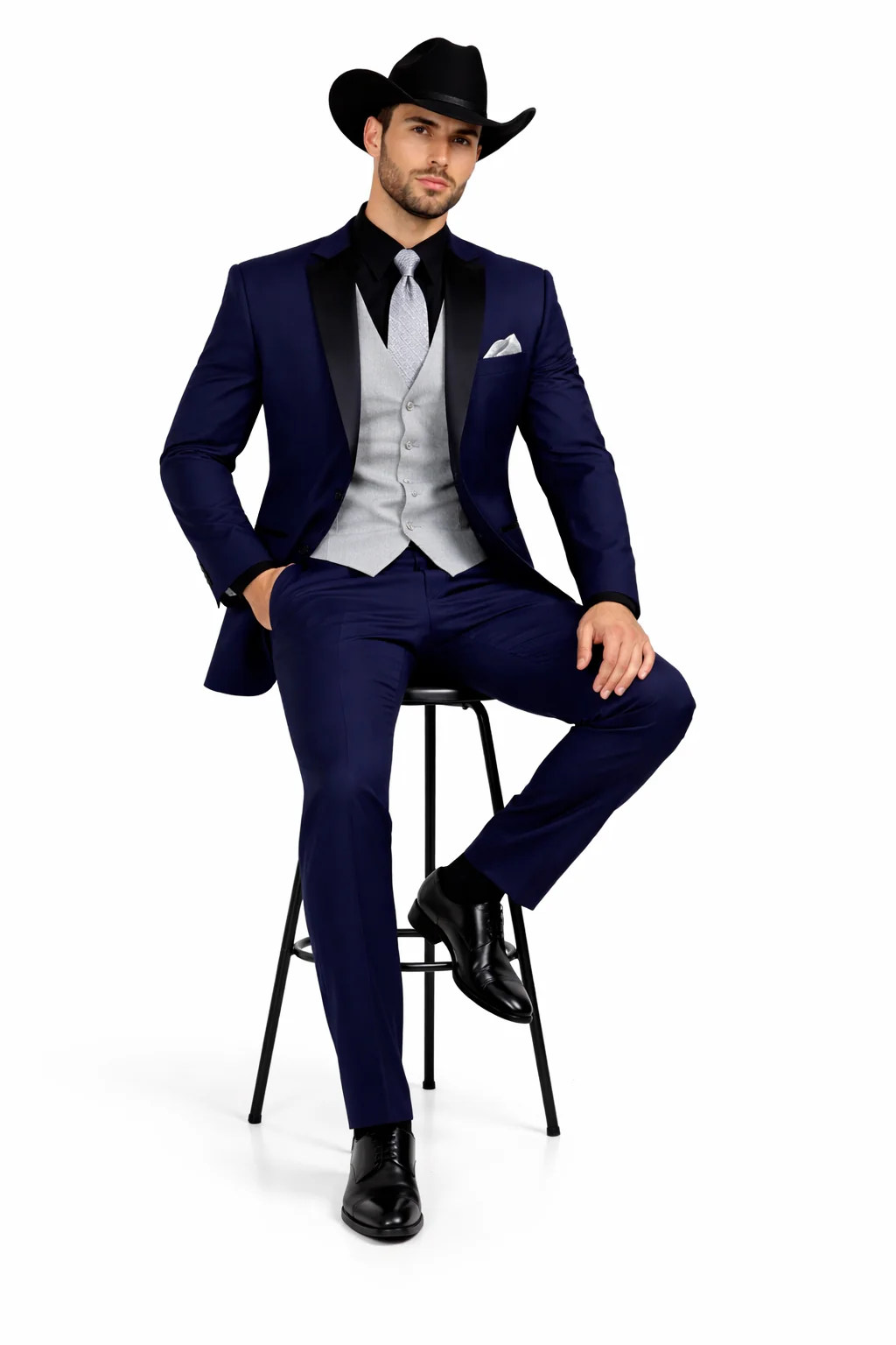 Blue Cowboy Suit for Every Occasion - Image 4
