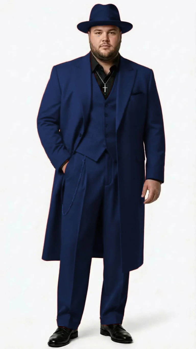 Men’s 1920s Red Zoot Suit – Long Mafia Gangster Three-Piece Vintage Outfit Zuit Pachuco Style - Image 34