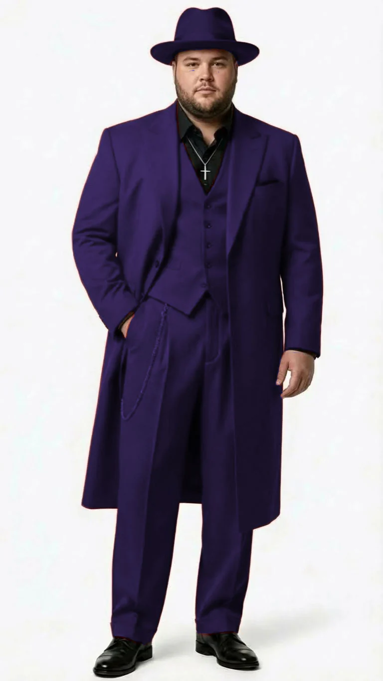 Men’s 1920s Red Zoot Suit – Long Mafia Gangster Three-Piece Vintage Outfit Zuit Pachuco Style - Image 43