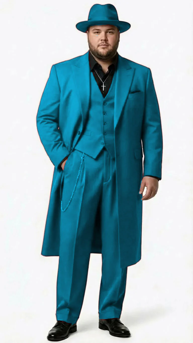 Men’s 1920s Red Zoot Suit – Long Mafia Gangster Three-Piece Vintage Outfit Zuit Pachuco Style - Image 63