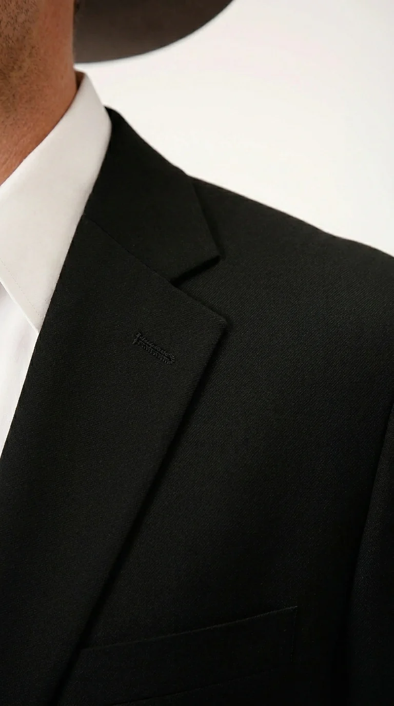 Men’s Black Linen Western Cowboy Blazer – Lightweight Formal Blazer Jacket for Wedding - Country Summer Jacket - Image 15