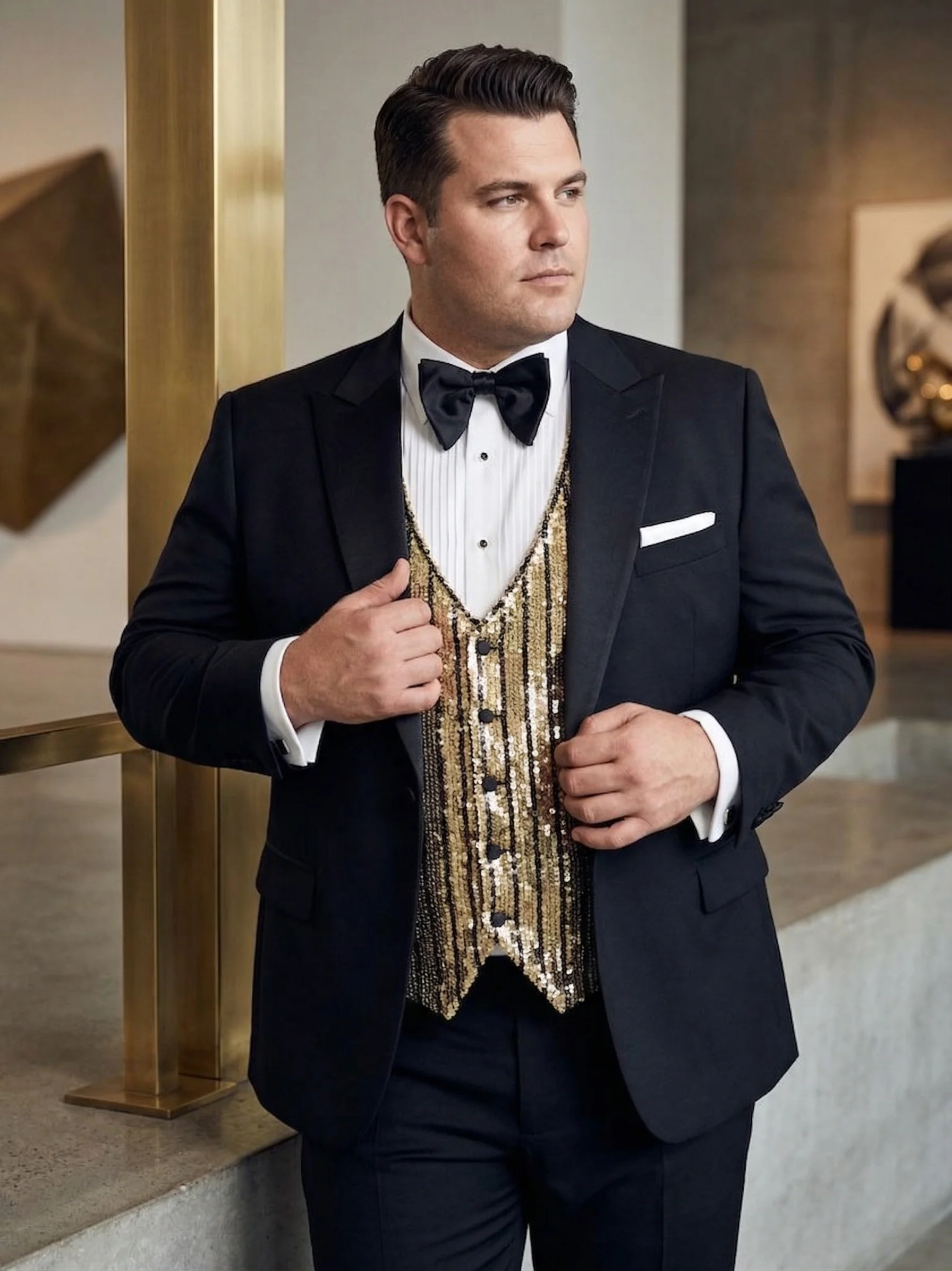 Men’s Black Tuxedo Blazer Michael Jackson Award Ceremony Vintage Jacket – Classic Formal, Elegant Party Dinner Jacket - Image 7