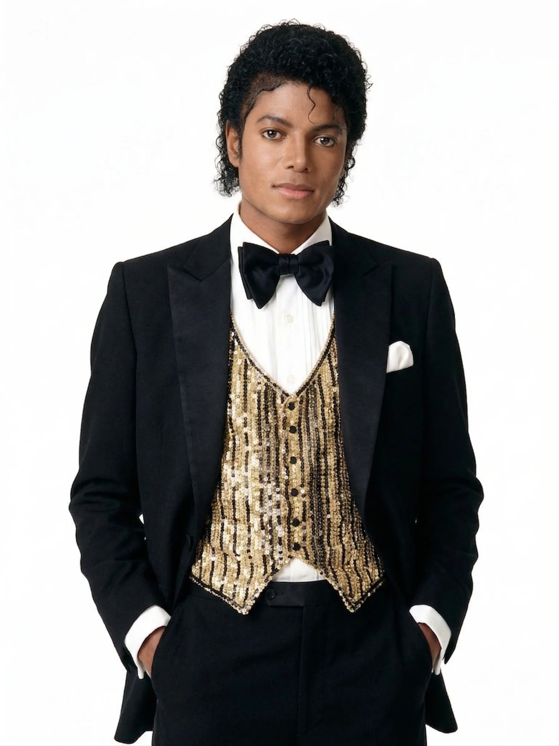 Men’s Black Tuxedo Blazer Michael Jackson Award Ceremony Vintage Jacket – Classic Formal, Elegant Party Dinner Jacket - Image 9