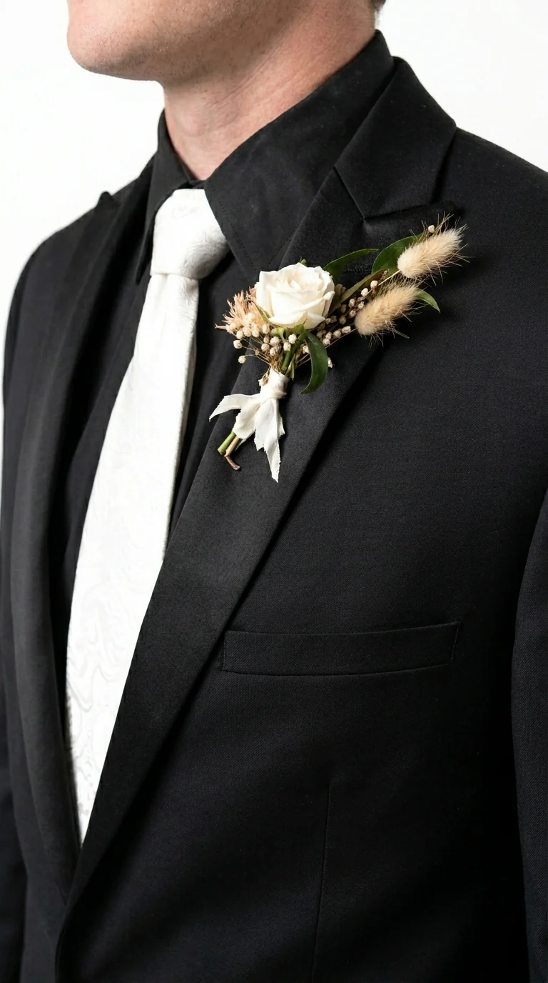 Men’s Black Tuxedo Western Blazer – Cowboy Style Formal Sport Coat Jacket for Dinner Jacket - Image 10